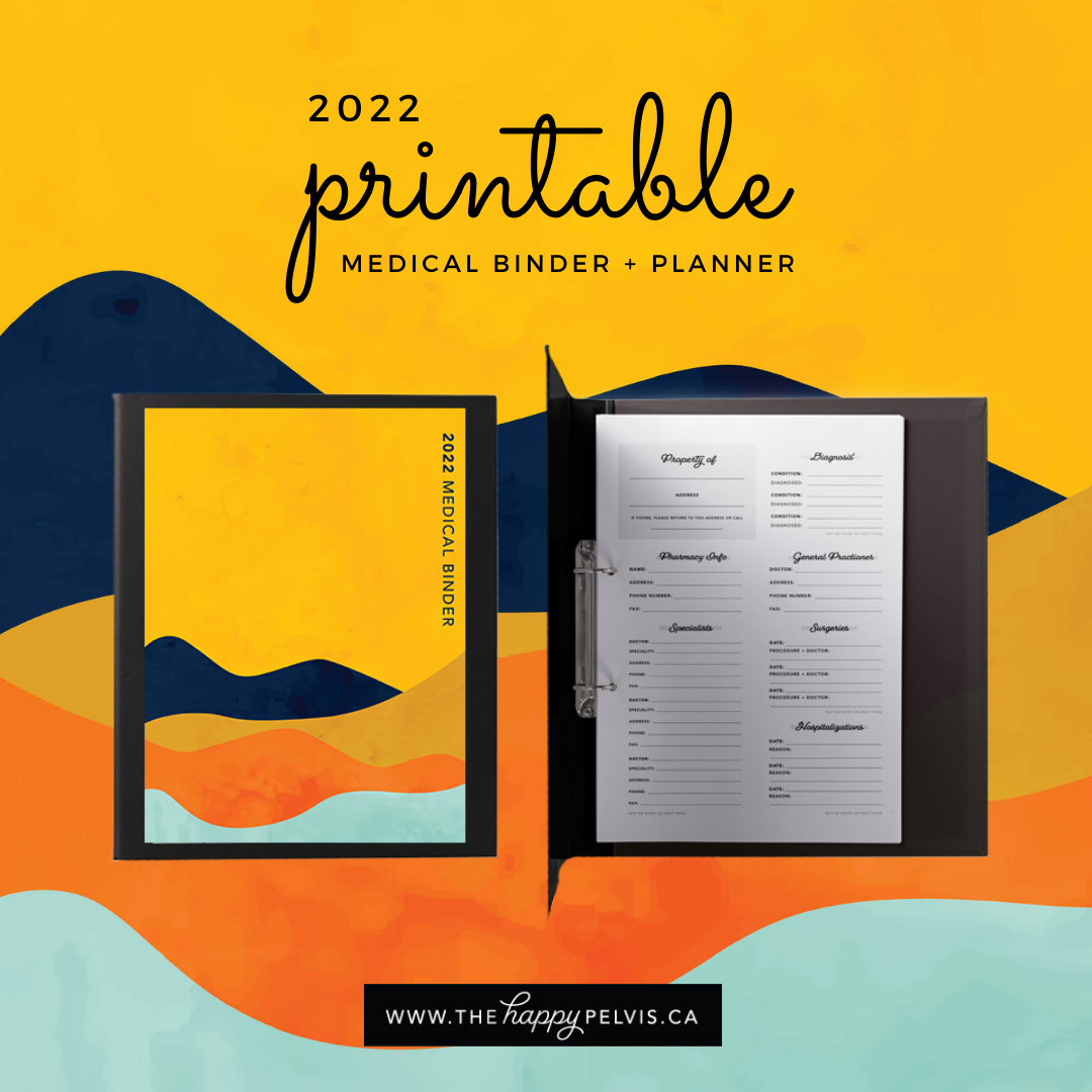 2022 Printable medical planner